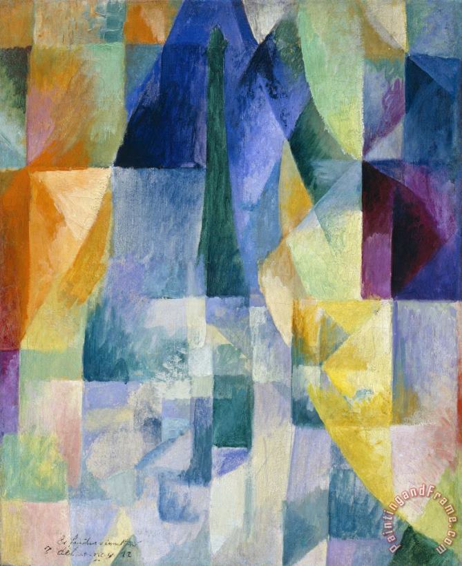 Robert Delaunay Simultaneous Windows (2nd Motif, 1st Part) (les Fenetres Simultanees [2e Motif, 1re Partie]) Art Print